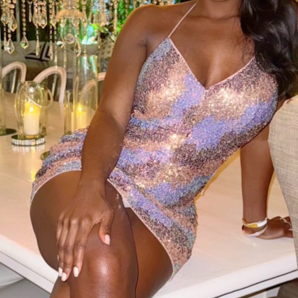 Sexy Sequin Party Dress for St. Barth